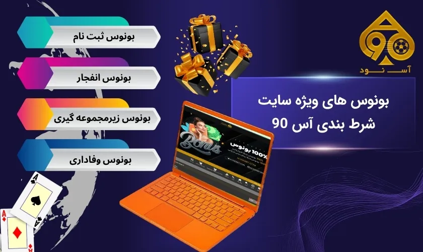 معرفی بونوس های کاربردی آس 90